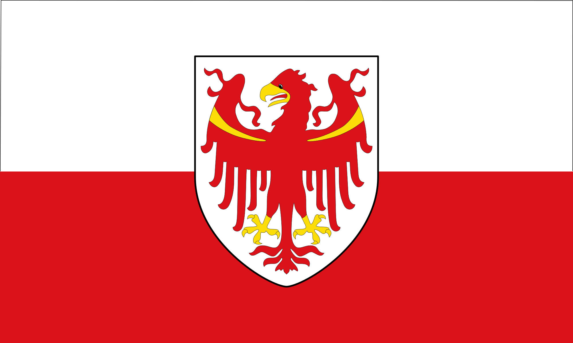 2000px Flag of South Tyrol.svg
